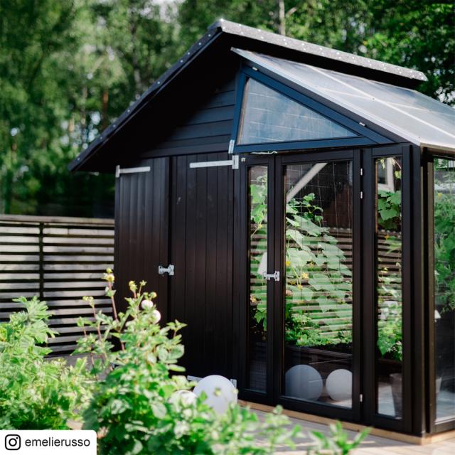 Redskabsrum/drivhus - 6,6 m² - ubehandlet - 18001 DETAIL86477
