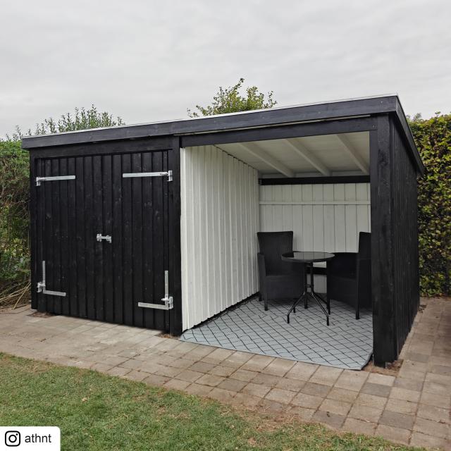 Nordic Multi havehus 9,5 m² - 2 moduler m/dobbeltdør - 168580-1 DETAIL89379