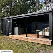 Nordic Multi havehus 14 m² - 3 moduler m/dobbeltdør - 168590-1 DETAIL89810