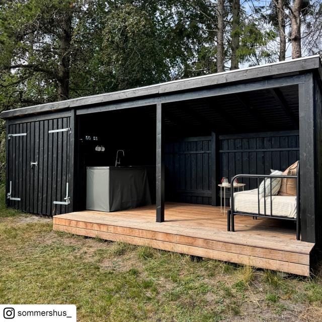 Nordic Multi havehus 14 m² - 3 moduler m/dobbeltdør - 168590-1 DETAIL89810