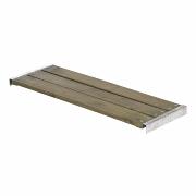 Bænk til Cubic / Pipe blomsterkasser - 120×37×5 - gråbrun - 178102-18 ImportedDETAIL242