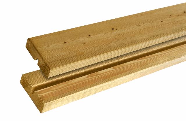 Plankengarnitur mit Rückenlehne - 186 cm - 1 Tisch + 2 Bänke und 1 Rückenlehne - Druckimprägniert