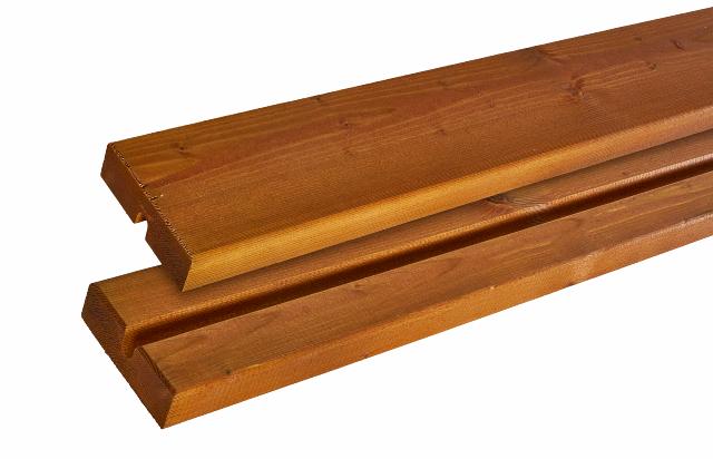 Country Plankset - 177 cm - Bord och 2 Bänkar - Teakfärgat