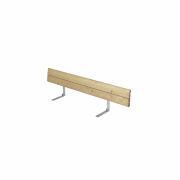 Ryglæn til Plankebænk – 166 cm – ThermoWood® – 185550-4 DETAIL79366