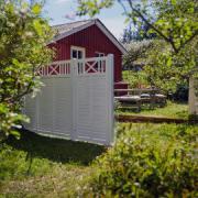 Nostalgi hegn - 180×180 cm - hvid - 17634-13 DETAIL81440