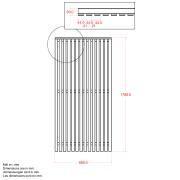 Sendai hegn - 90×180 cm - sort - 17448-15 DETAIL88779