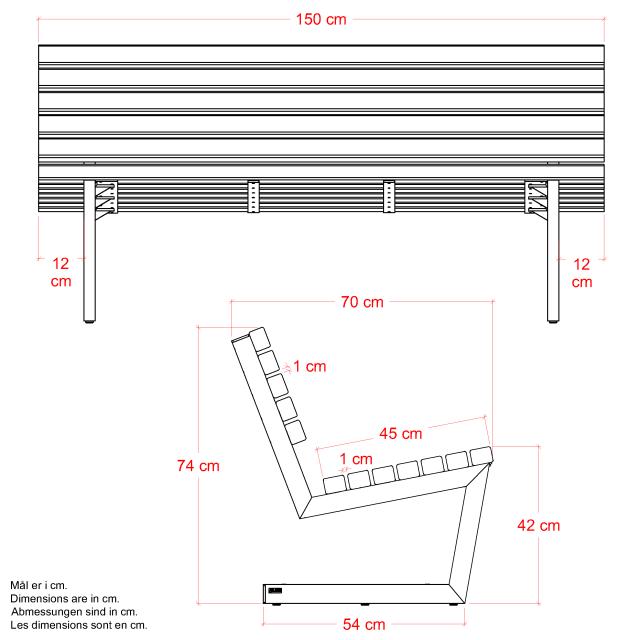 Siesta Living sofa – 150 cm – 19650-4 DETAIL81147
