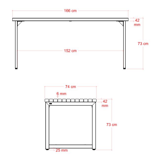 Trend Living plankebord – 166 cm – 19658-4 DETAIL88965