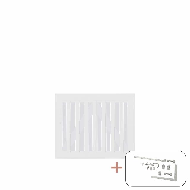 Nagano Enkeltlåge inkl. beslag - 100×80 cm