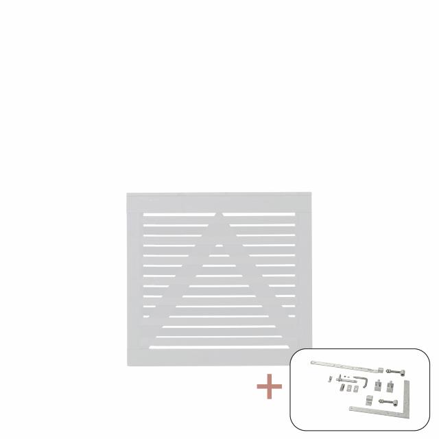 Osaka Enkeltlåge inkl. beslag - 100×93 cm