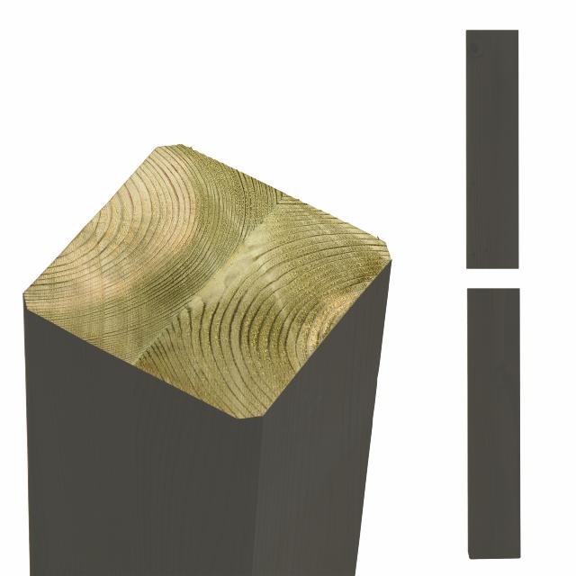 Omlimet stolpe/drager - 9×9×148 cm