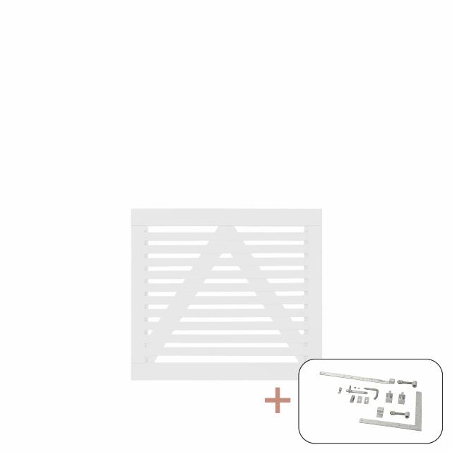 Tokyo Enkeltlåge inkl. beslag - 100×90 cm