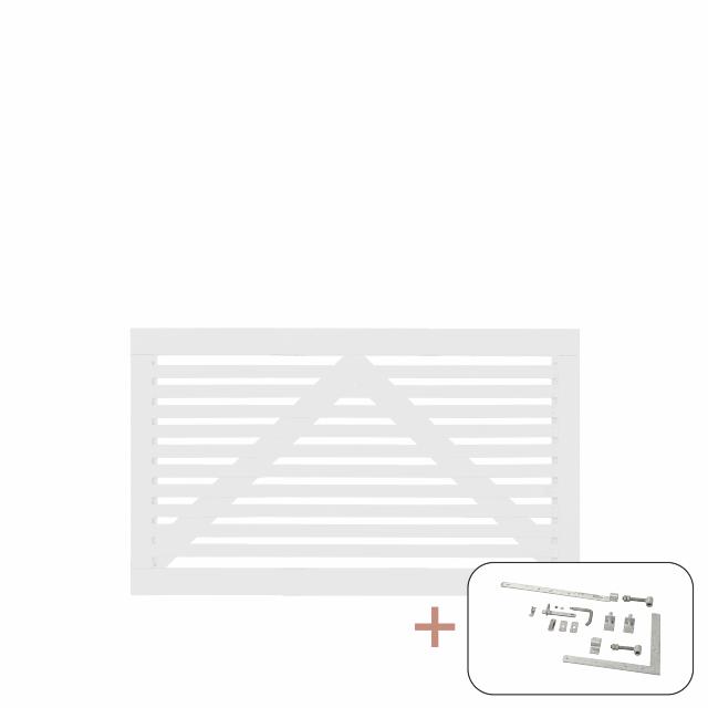 Tokyo Bred låge inkl. beslag - 150×90 cm