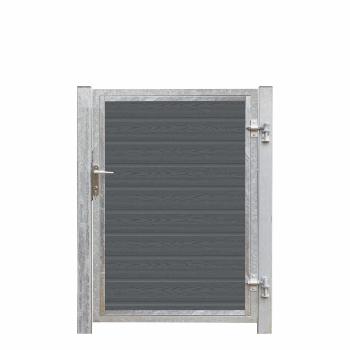 Artura komposit enkeltlåge 115×135 cm højrehængt m/stolper til nedstøbning