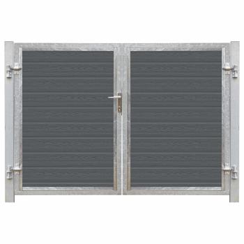 Artura komposit dobbeltlåge 213×135 cm m/stolper til nedstøbning