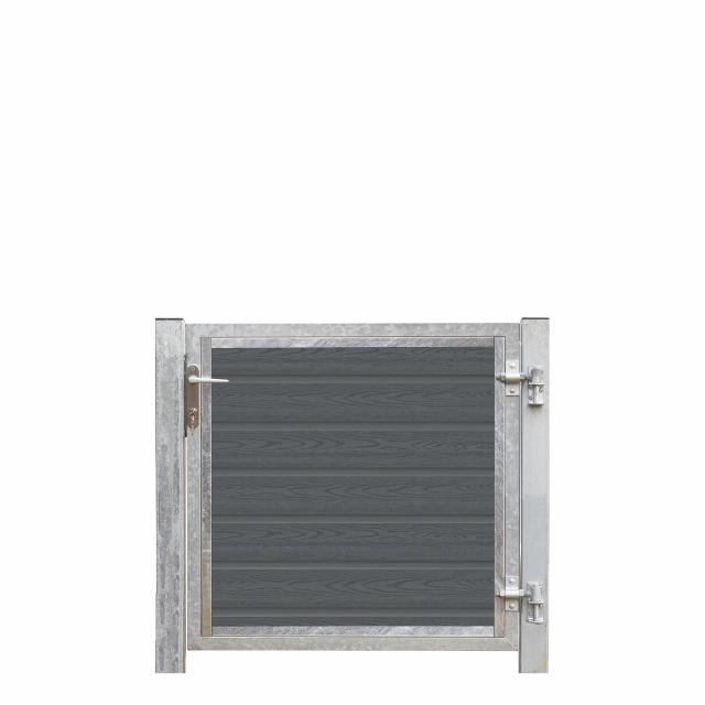 Artura komposit enkellåge 115×95 cm højrehængt m/stolper til nedstøbning