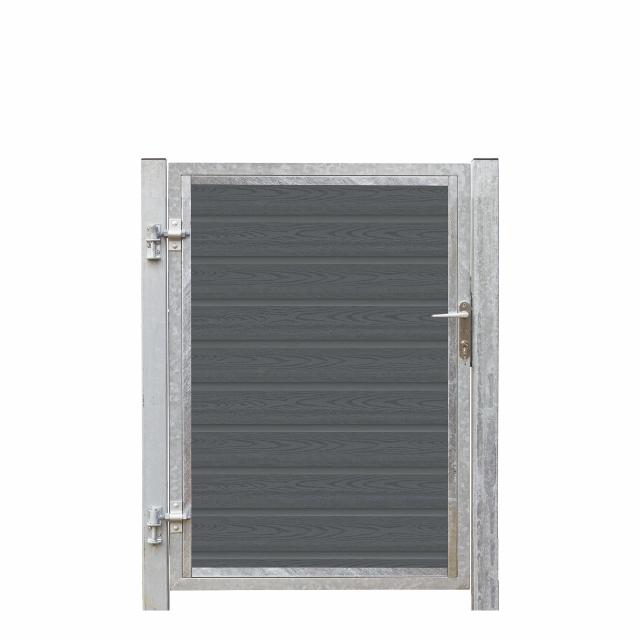 Artura komposit enkeltlåge 115×135 cm venstrehængt m/stolper til nedstøbning