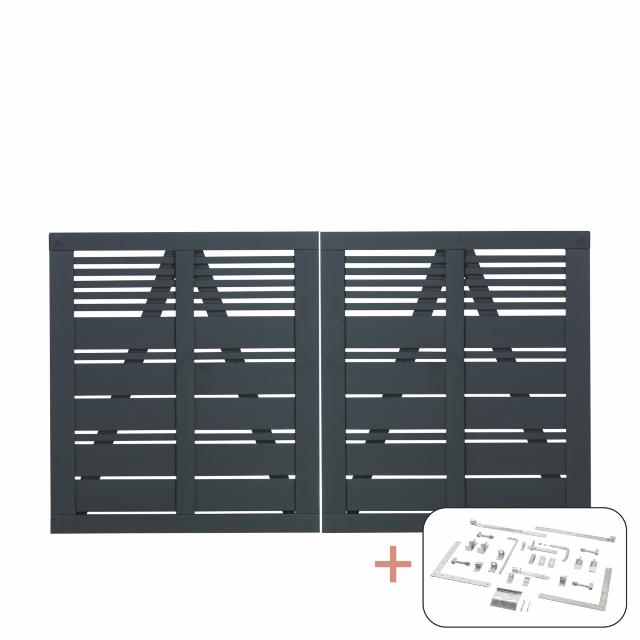 Silence dobbeltlåge inkl. beslag - 200×110 cm