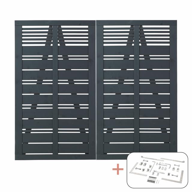 Silence dobbeltlåge inkl. beslag - 200×170 cm